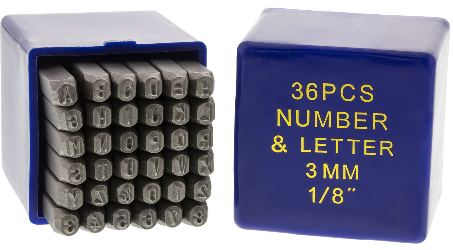 1/8in Number & Letter Punch Set 36pc eBay